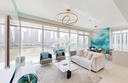 Apartment - 3 Bedrooms - 3 Bathrooms for rent in Sunrise Bay Tower 1 - Sunrise Bay - EMAAR Beachfront - Dubai Harbour - Dubai