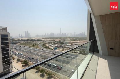 Apartment - 2 - 2 for rent in Binghatti Pinnacle - Dubai Healthcare City 2 - Al Jaddaf - Dubai