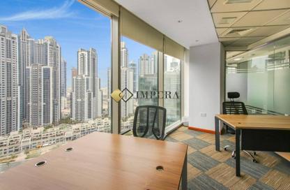 Office Space - Studio - 2 Bathrooms for rent in The Binary Tower - Business Bay - Dubai