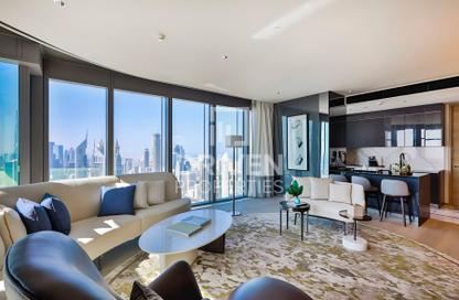 Apartment - 2 Bedrooms - 2 Bathrooms for rent in One Za'abeel Tower - Zabeel 1 - Zabeel - Dubai