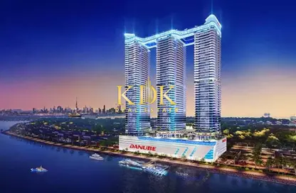 شقة - غرفة نوم - 2 حمامات للبيع في أوشنز 2 - أوشنز بواسطة الدانوب - مدينة دبي الملاحية - دبي