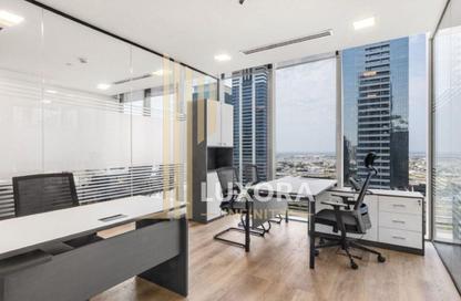 Office Space - Studio - 1 Bathroom for rent in The Prism - Business Bay - Dubai