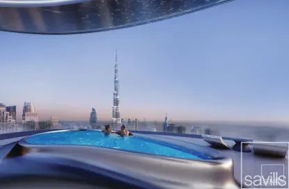 شقة - 4 غرف نوم - 6 حمامات للبيع في بوغاتي ريزيدنس - الخليج التجاري - دبي