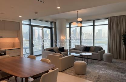 شقة - 3 غرف نوم - 3 حمامات للايجار في برج Marina Vista 1 - مارينا فيستا - إعمار بيتشفرونت - دبي هاربور - دبي
