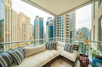 Apartment - 2 Bedrooms - 2 Bathrooms for rent in Shemara Tower - Marina Promenade - Dubai Marina - Dubai