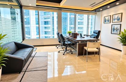Office Space - Studio - 1 for rent in Clover Bay Tower - Business Bay - Dubai