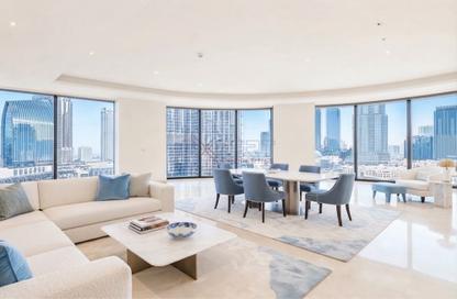 Apartment - 4 - 5 for rent in IL Primo - Opera District - Downtown Dubai - Dubai