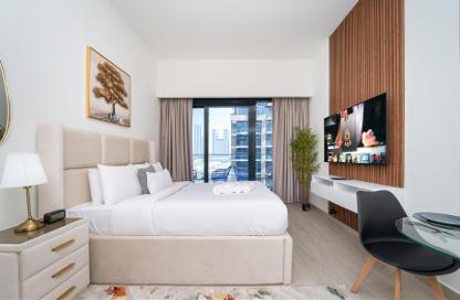 Apartment - Studio - 1 Bathroom for rent in AZIZI Riviera 26 - AZIZI Riviera - Meydan One - Meydan - Dubai