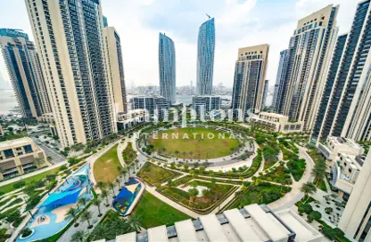شقة - غرفة نوم - 1 حمام للايجار في برج كريك جيت 1 - بوابة الخور - مرسى خور دبي - دبي