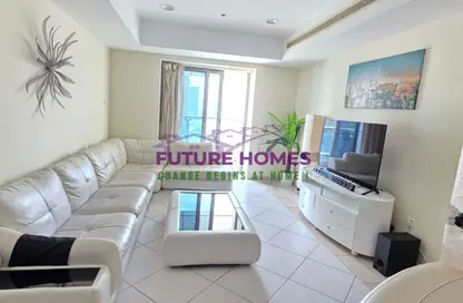 شقة - 2 غرف نوم - 2 حمامات للايجار في برج الأميرة - دبي مارينا - دبي