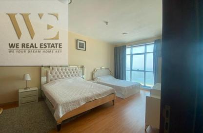 Apartment - 2 Bedrooms - 3 Bathrooms for rent in Ajman Corniche Residences - Ajman Corniche Road - Ajman