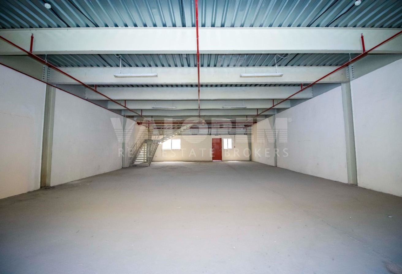 10 KW Huge Warehouse | Ground and Mezzanine Floor — Premium Real Estate Property in Dubai by Valorem