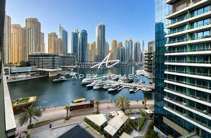 Apartment - 1 Bedroom - 2 Bathrooms for rent in Silverene Tower A - Silverene - Dubai Marina - Dubai