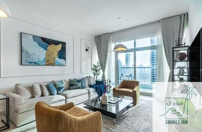 Apartment - 3 Bedrooms - 4 Bathrooms for rent in Continental Tower - Dubai Marina - Dubai