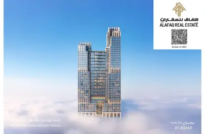 Apartment - Studio - 1 Bathroom for sale in Corniche Tower - Ajman Corniche Road - Ajman