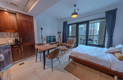 Apartment - Studio - 1 Bathroom for rent in 29 Burj Boulevard Tower 1 - 29 Burj Boulevard - Downtown Dubai - Dubai