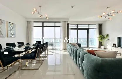 شقة - 4 غرف نوم - 4 حمامات للايجار في برج Beach Vista 1 - بيتش فيستا - إعمار بيتشفرونت - دبي هاربور - دبي