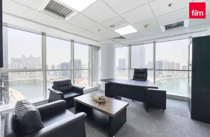 Office Space - Studio - 1 Bathroom for rent in Lake Central - Business Bay - Dubai