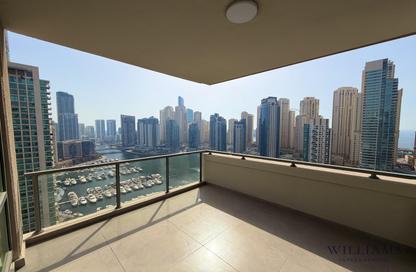 Apartment - 3 Bedrooms - 4 Bathrooms for rent in Al Majara 1 - Al Majara Towers - Dubai Marina - Dubai