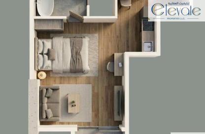 Apartment - Studio - 1 for sale in Rockhill Tower by Rockhill - Al Alia - Ajman