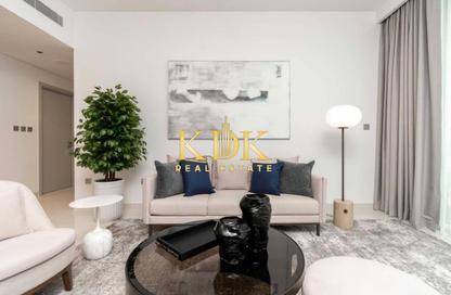 شقة - 1 - 2 للايجار في برج Beach Isle 2 - بيتش آيل - إعمار بيتشفرونت - دبي هاربور - دبي