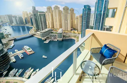 Apartment - 1 Bathroom for rent in JW Marriott Hotel Marina - Dubai Marina - Dubai