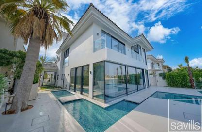 Villa - 5 Bedrooms - 7 Bathrooms for rent in Garden Homes Frond D - Garden Homes - Palm Jumeirah - Dubai