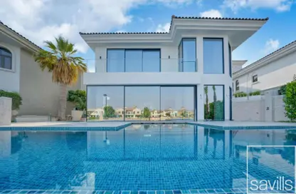 Villa - 5 Bedrooms - 7 Bathrooms for rent in Garden Homes Frond D - Garden Homes - Palm Jumeirah - Dubai