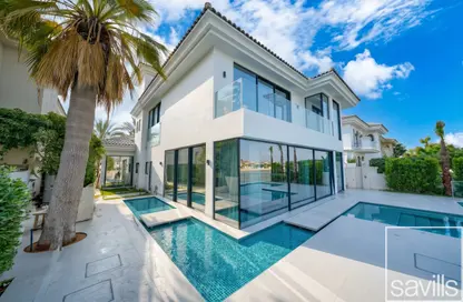 Villa - 5 Bedrooms - 7 Bathrooms for rent in Garden Homes Frond D - Garden Homes - Palm Jumeirah - Dubai