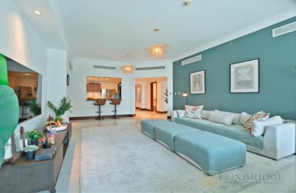 Apartment - 2 Bedrooms - 4 Bathrooms for rent in Golden Mile 7 - Golden Mile - Palm Jumeirah - Dubai