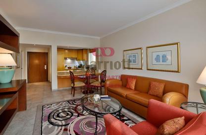 Apartment - 1 - 2 for rent in Marriott Executive Apartments - Riggat Al Buteen - Deira - Dubai