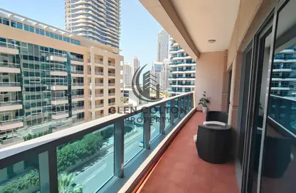 Apartment - 1 Bedroom - 2 Bathrooms for rent in Zumurud Tower - Dubai Marina - Dubai