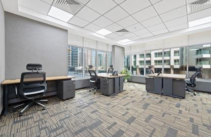 Office Space - Studio - 6 for rent in Clover Bay Tower - Business Bay - Dubai