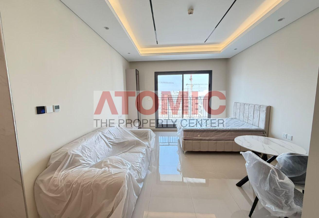 Furnished Studio | Balcony |City & Community View photo 2