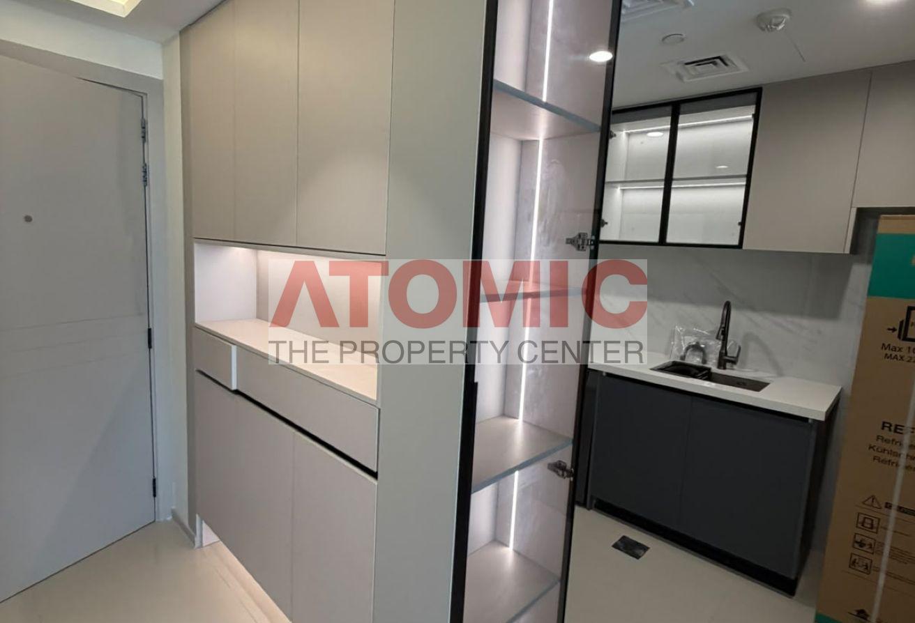 Furnished Studio | Balcony |City & Community View photo 5
