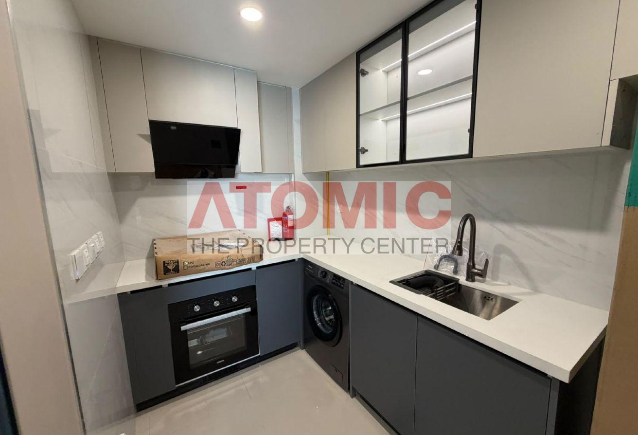 Furnished Studio | Balcony |City & Community View photo 10