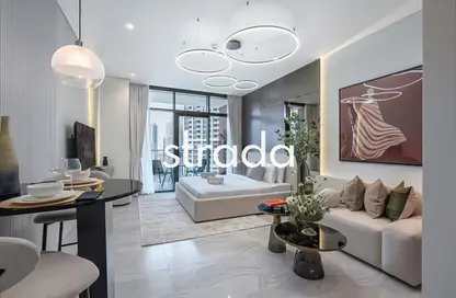 Apartment - Studio - 1 Bathroom for rent in Peninsula Five - Peninsula - Business Bay - Dubai