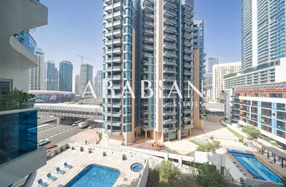 Apartment - Studio - 1 Bathroom for sale in Cascades Tower - Dubai Marina - Dubai