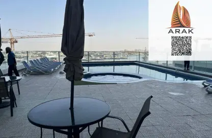 Apartment - 1 Bedroom - 2 Bathrooms for rent in Oasis Tower - Al Rashidiya 1 - Al Rashidiya - Ajman