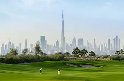 شقة - غرفة نوم - 2 حمامات للبيع في برج نادي درايف ب - نادي درايف - دبي هيلز استيت - دبي