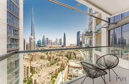 Apartment - 1 Bedroom - 2 Bathrooms for rent in Bellevue Tower 2 - Bellevue Towers - Downtown Dubai - Dubai