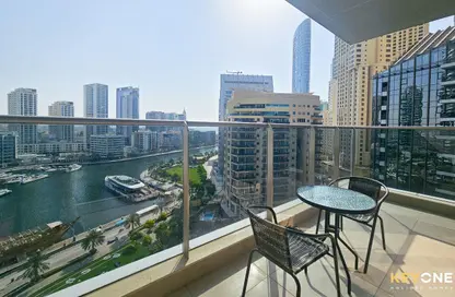 Apartment - 1 Bedroom - 2 Bathrooms for rent in Sparkle Towers - Dubai Marina - Dubai