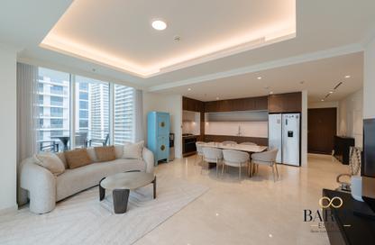 Apartment - 3 Bedrooms - 4 Bathrooms for rent in Palace Beach Residence Tower 2 - Palace Beach Residence - Emaar Beachfront - Dubai Harbour - Dubai