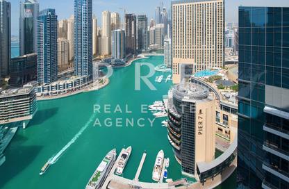 Apartment - 2 - 2 for rent in Silverene Tower A - Silverene - Dubai Marina - Dubai
