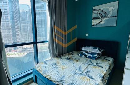 Apartment - Studio - 1 for rent in Jumeirah Bay X1 - Jumeirah Bay Towers - JLT Cluster X - Jumeirah Lake Towers - Dubai