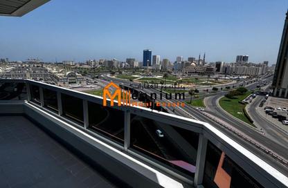 Apartment - 3 Bedrooms - 3 Bathrooms for rent in Al Ferasa Tower - Al Majaz 1 - Al Majaz - Sharjah