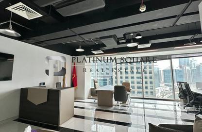 Office Space - Studio - 1 Bathroom for rent in The Binary Tower - Business Bay - Dubai