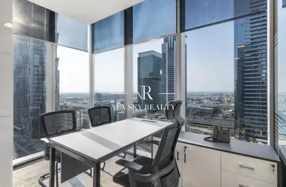 Office Space - Studio - 1 Bathroom for rent in The Prism - Business Bay - Dubai