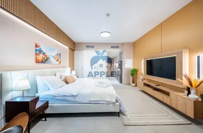 Apartment - Studio - 1 Bathroom for rent in Areej Apartments - Aljada - Sharjah