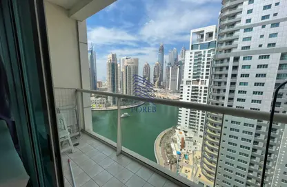 Apartment - 1 Bedroom - 2 Bathrooms for rent in Marina View Tower A - Marina View - Dubai Marina - Dubai